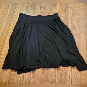 SO Soft Black Skater Skirt